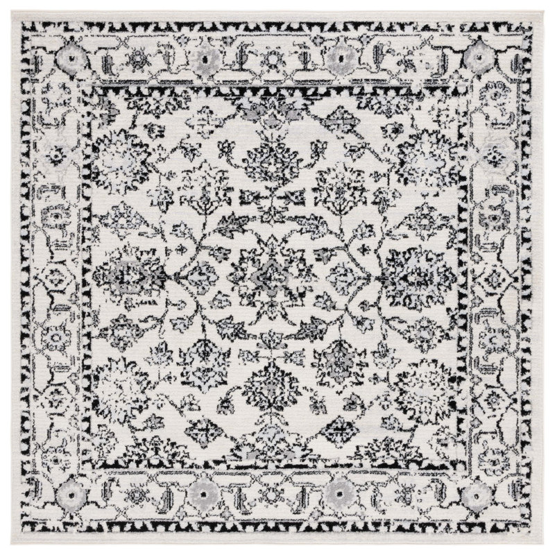 Sachiko Tulum Performance Oriental Rug, Square 6'7"