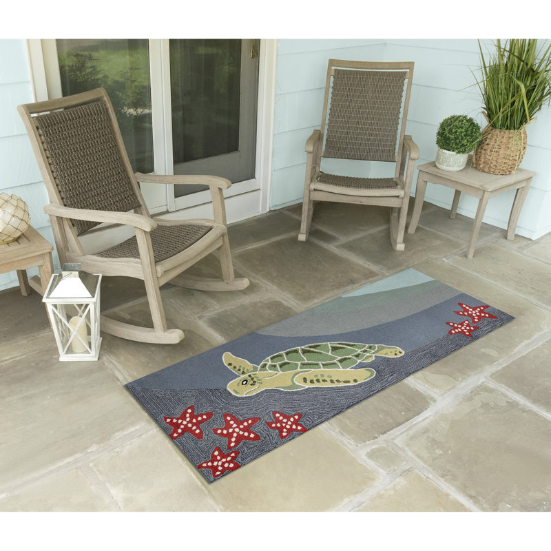 Zilla  No Pattern And Not Solid Color Polyester Kitchen Mat, 24" W x 60" L