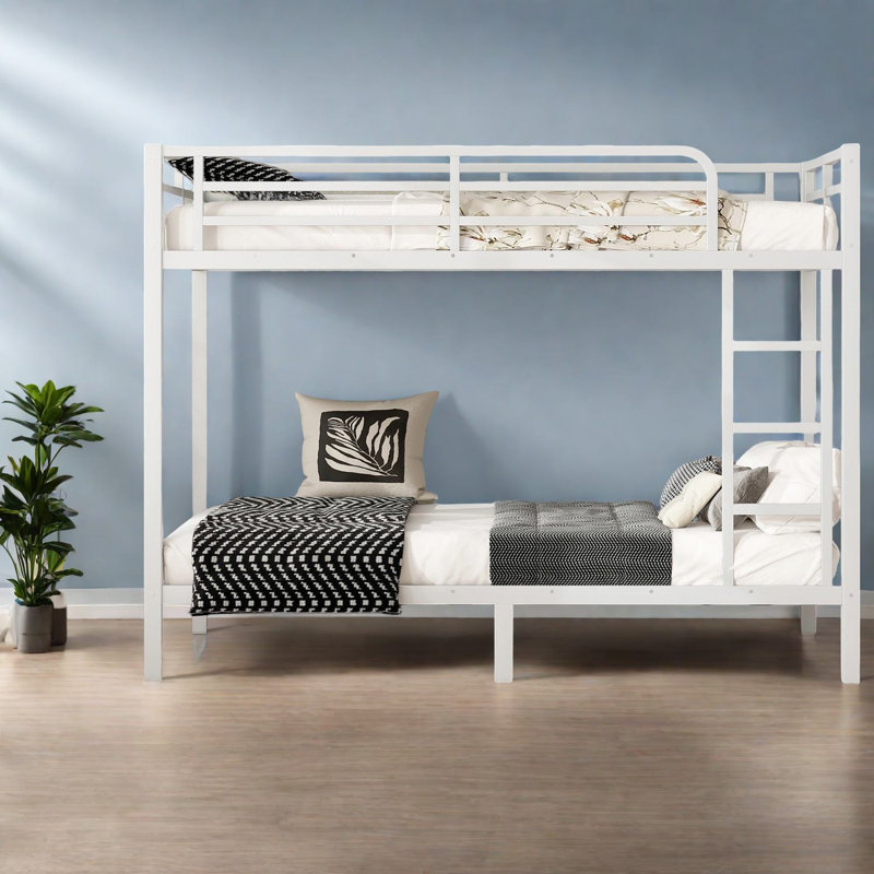 Lits simples superposés en métal TG, peu encombrants, conception moderne pour la maison