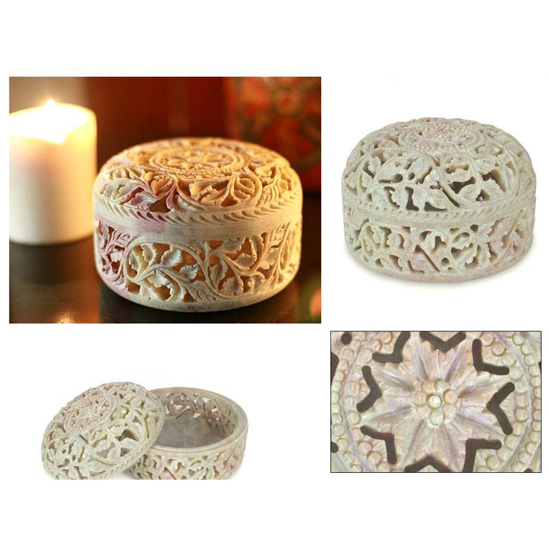 Boîte à bijoux floral arabesque
