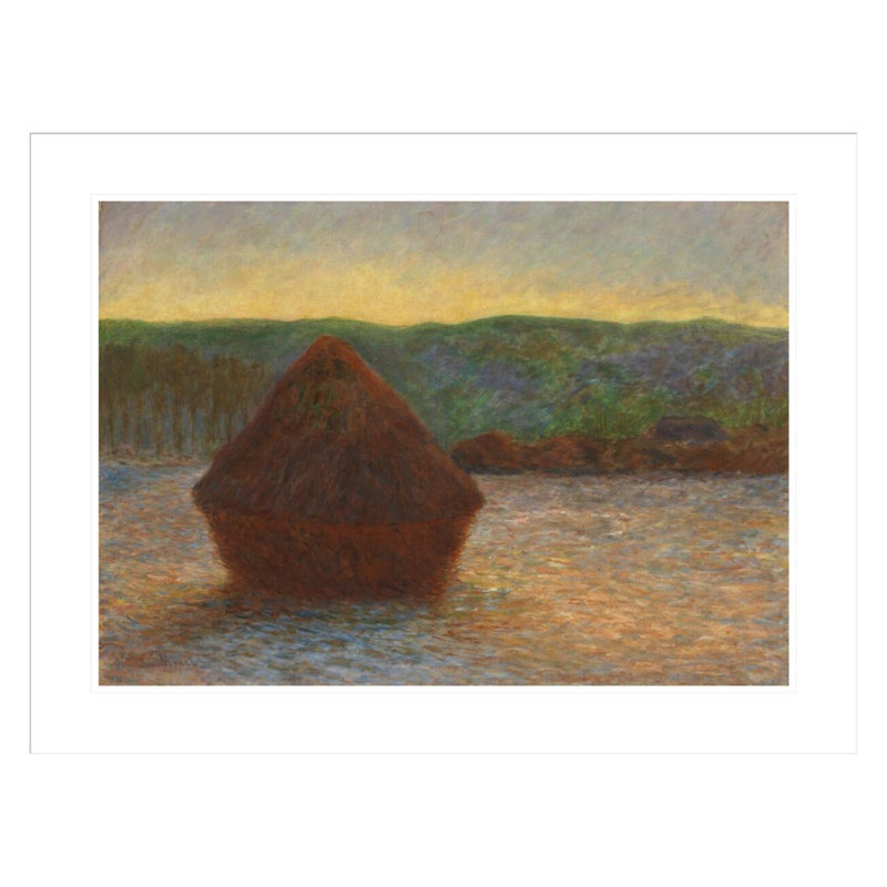«By Claude Monet», estampe numérique encadrée, H 22,64 po x l 29,5 po