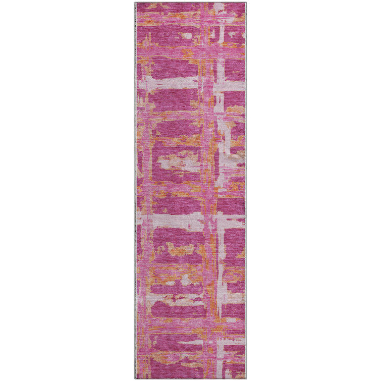 Premium Machine Washable Prisco Blush Rug