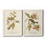Parure en bois vert à gorge noire - ensemble de 2 reproductions d'art sur toiles-2085752842-2085752833