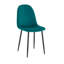 Chaise d'appoint en velours saphir-2126821232-2097934709