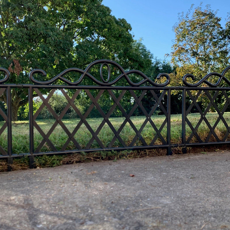 35 cm H x 45 cm W Lawn Edging Fencing with 10 Panel(s) Included