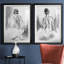 «Soft Silhouette V», ensemble de 2 reproductions sur toile-265539956-265539963-195628231