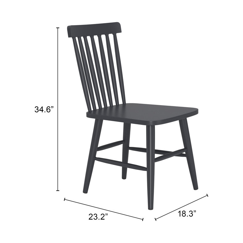 Ensemble de 2 chaises de salle à manger modernes en aluminium, Noir