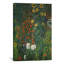 Reproduction d’art sur toile, "jardin avec des fleurs de la ferme 1912" par gustav klimt,-837821385