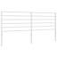 Metal Headboard White 193 cm