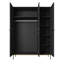 Alidia 3 Door Manufactured Wood Wardrobe-140047599