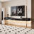 110'' Floating High Gloss TV Stand With LED Light
