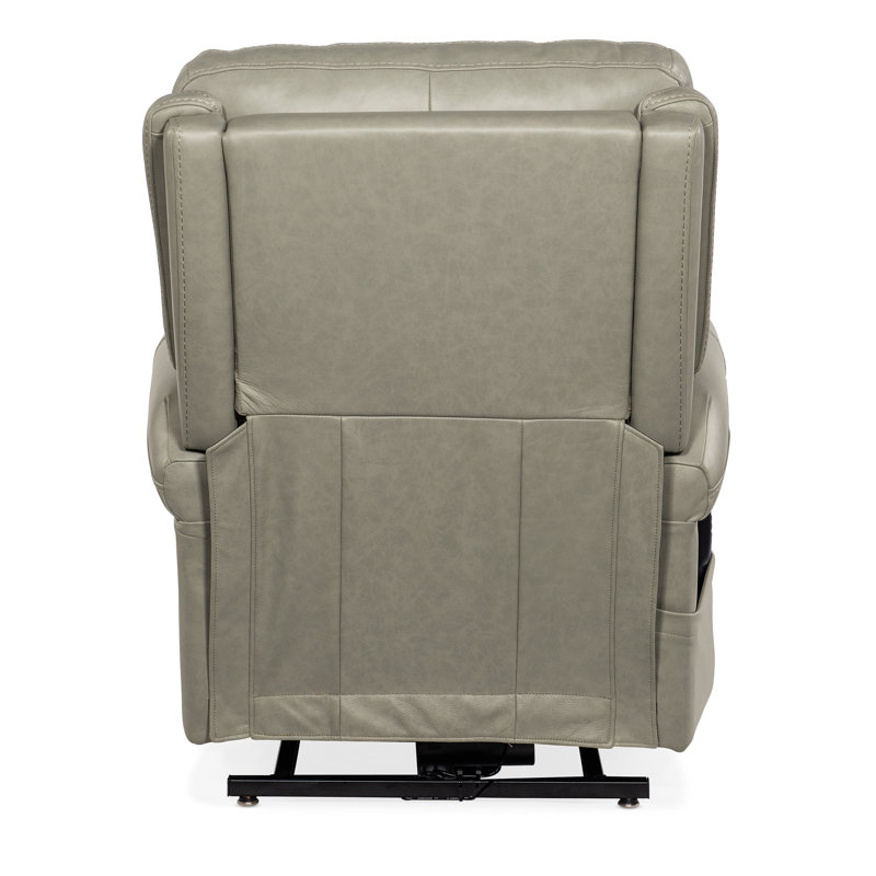 RC Recliner, Gray Genuine Leather