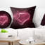 Happy Valentines Day - Coussin imprimé abstrait-29347904-29347908