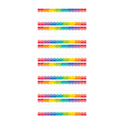 Rainbow Scallops Name Plates