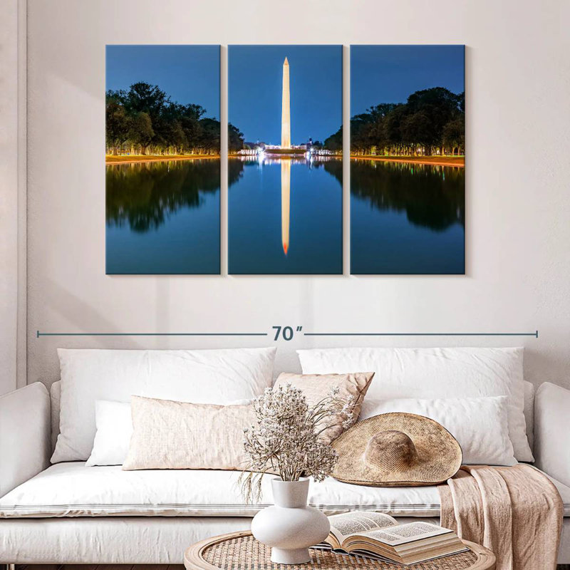 Lilie Washington Monument Reflection, 32" H x 50" W