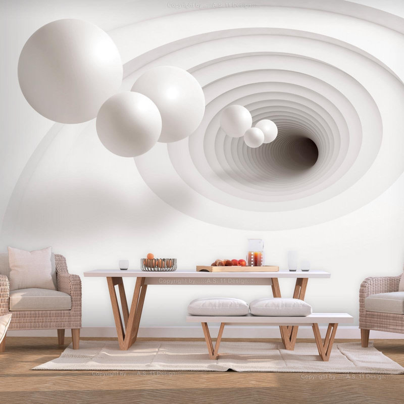 Abstract Wall Mural, 110" L x 157" W