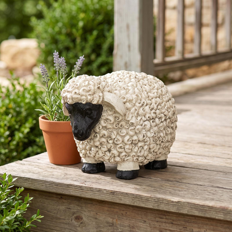 Statue de jardin comptant des moutons, Grand