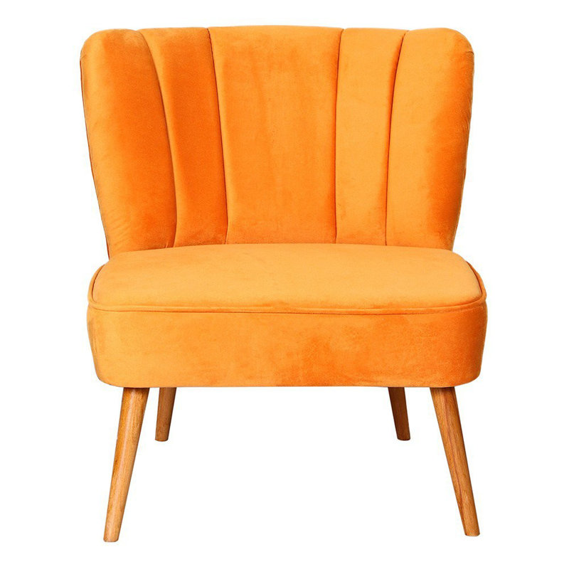 Modern Wing Chair, Solid Wood Frame, Purple Fabric, 25.2 x 29.5 x 25.6 inches | 100% Polyester, 32 DNS Foam Cushion | Easy Clean, Stylish Design for Home & Hotel, Comfort & Elegance Combined