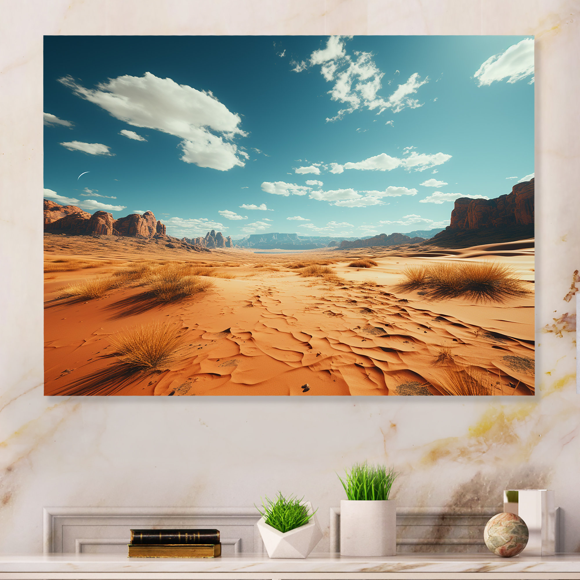 Lark Manor™ Arid Horizon On Nevada Desert II - Canyon & Desert Metal ...