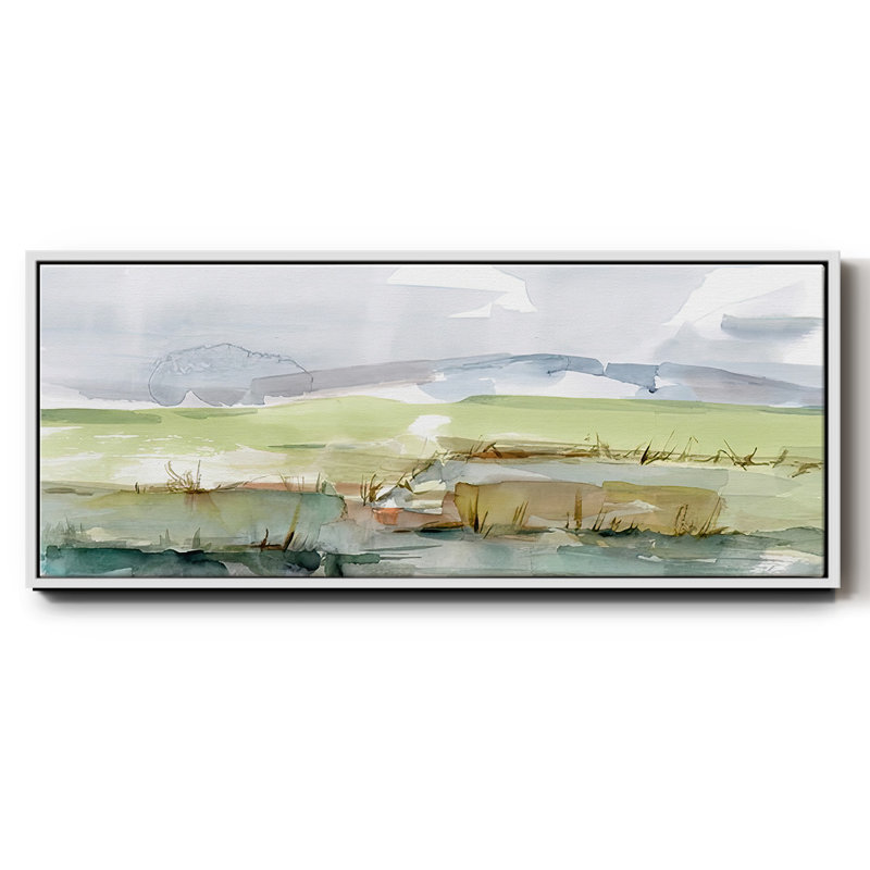 Pastel Inlet I - toile encadrée, H 8 po x l 20 po