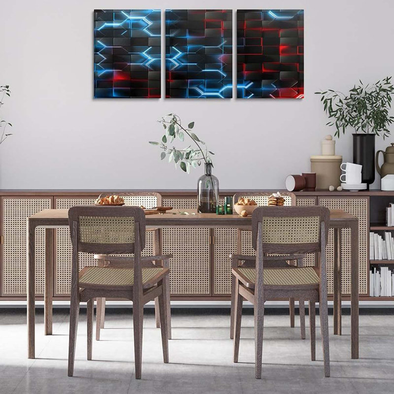 3 Piece Wrapped Canvas Print