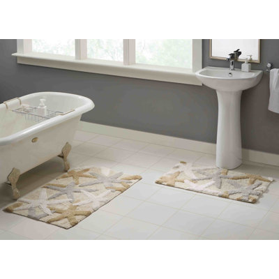 Sunbriar Cotton Blend Bath Rug