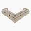 Canapé modulaire en velours côtelé 5 pièces Brinsley-1608423583-1608423570-1602685278