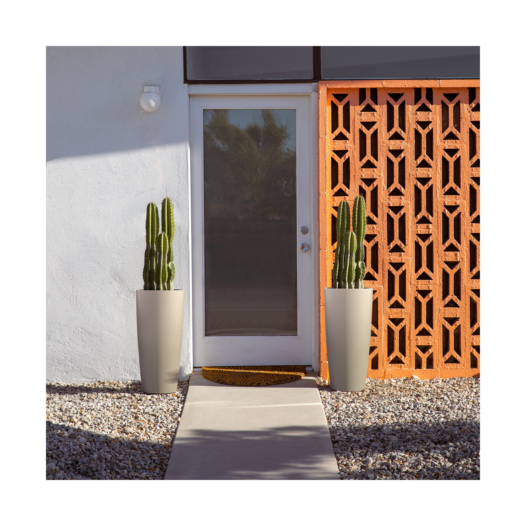 Mason Series Selena Planter, Sand, 2