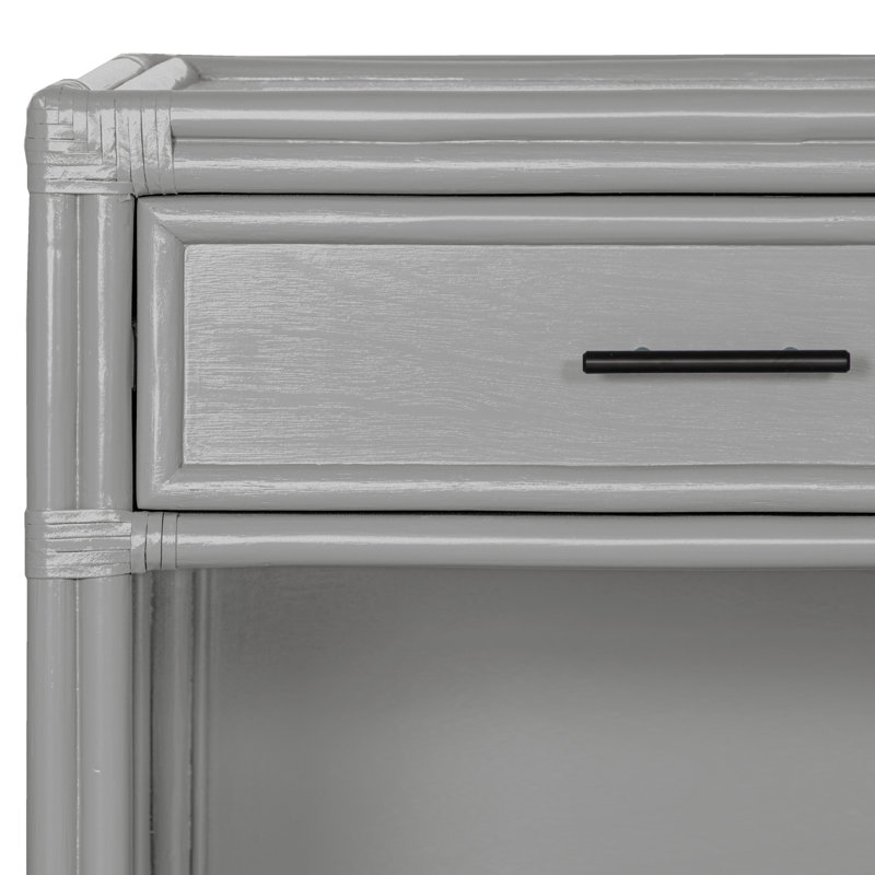 Table de chevet 28 po Clara, Gris clair