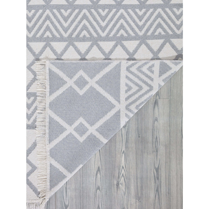 Adorion Cotton Machine Made Indoor / Outdoor Area Rug, Runner 80 x 300cm