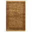 Hand-Knotted High-Quality Green and Brown Area Rug