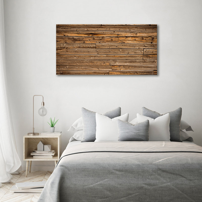 Wooden Wall - Wrapped Canvas Print