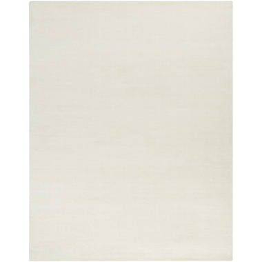 Charvik Solid Color Handmade Area Rug in Ivory