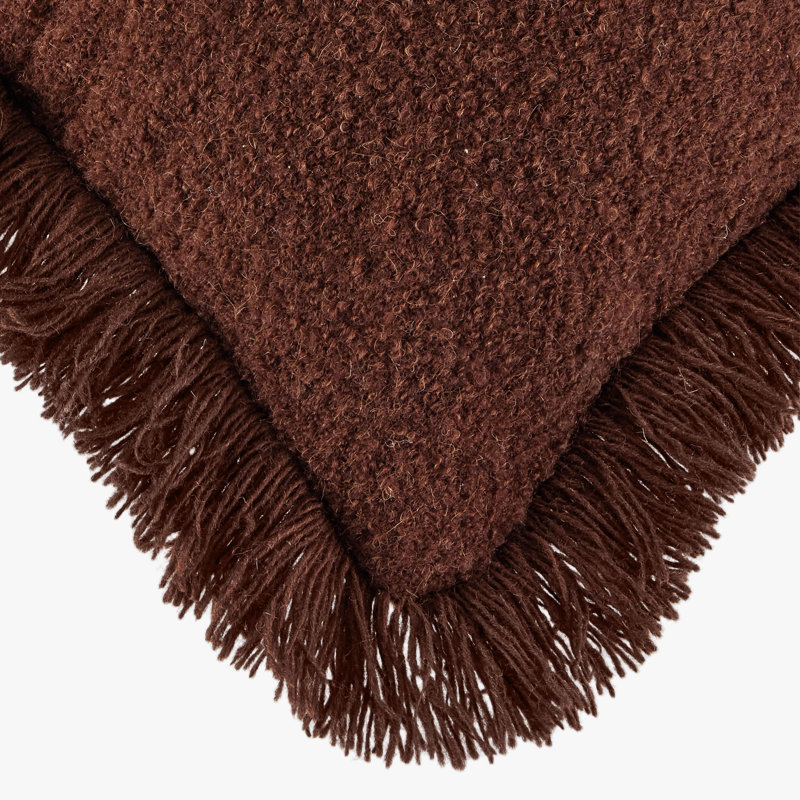 Anaya Pillow Cover & Insert, Brown