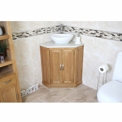 Delozier 550mm W Freestanding Corner Single Vanity