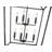 8 Light Matte Black Lantern Geometric Chandelier