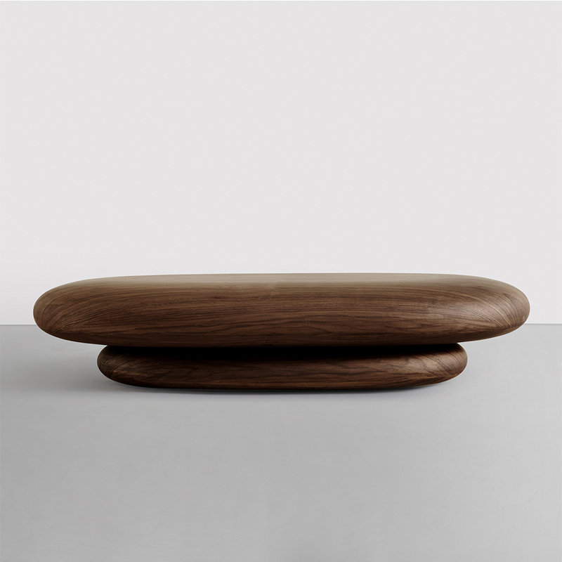 Modern style wooden coffee table