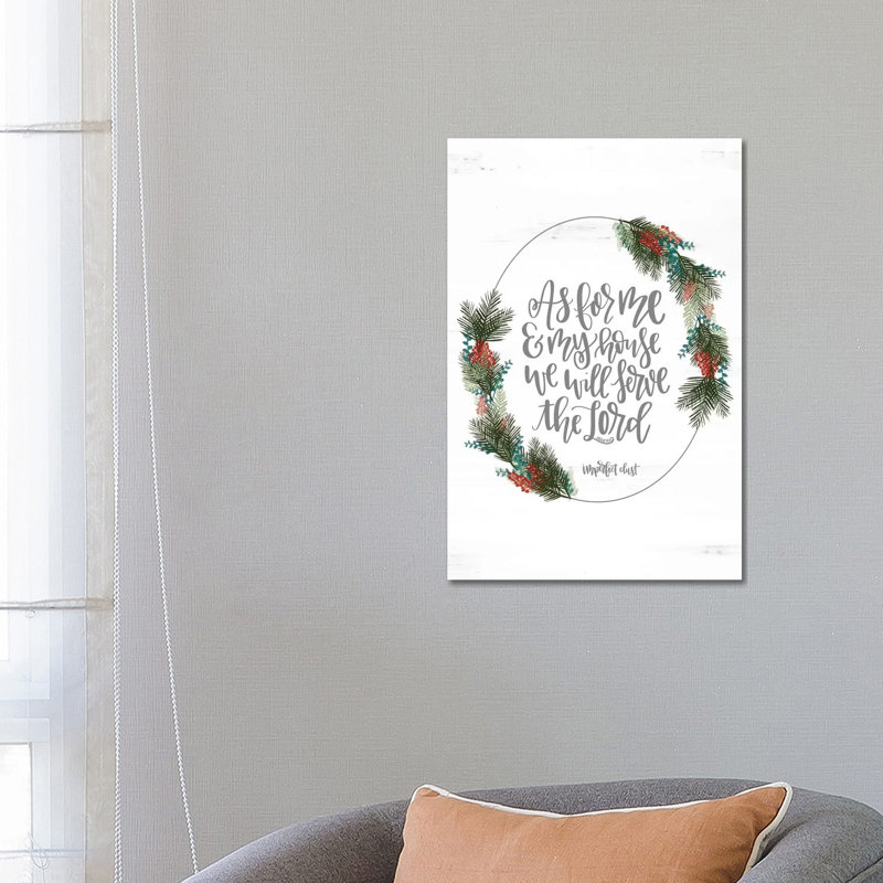 Joshua 24:15 by Imperfect Dust - Wrapped Canvas Gallery-Wrapped Canvas Giclée, 66.04 cm H x 45.72 cm W x 3.175 cm D