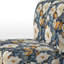 Fauteuil de chambre bleu et beige Ranunculus Boho