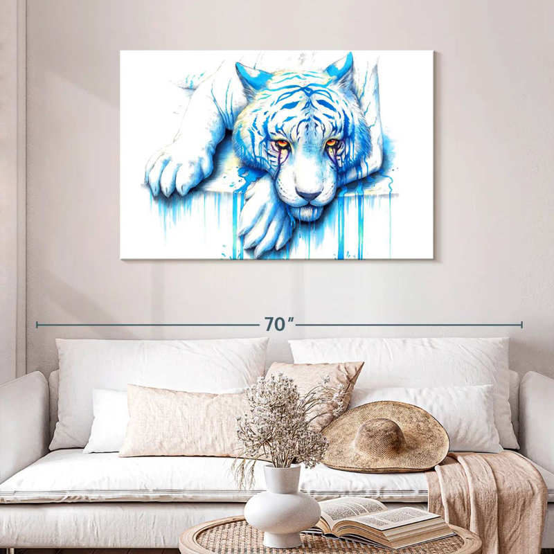 Blue Tears, 30" H x 45" W