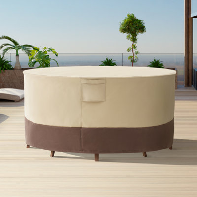 Housse pour table d'extérieur faite de tissu Oxford
