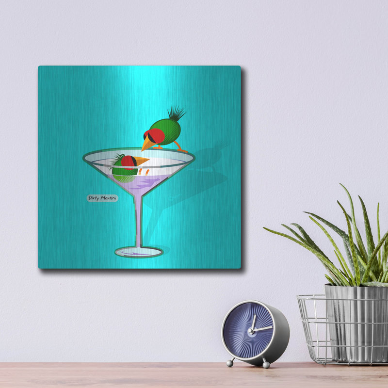 «Dirty Martini» par Chuck Wimmer, H 12 po x l 12 po