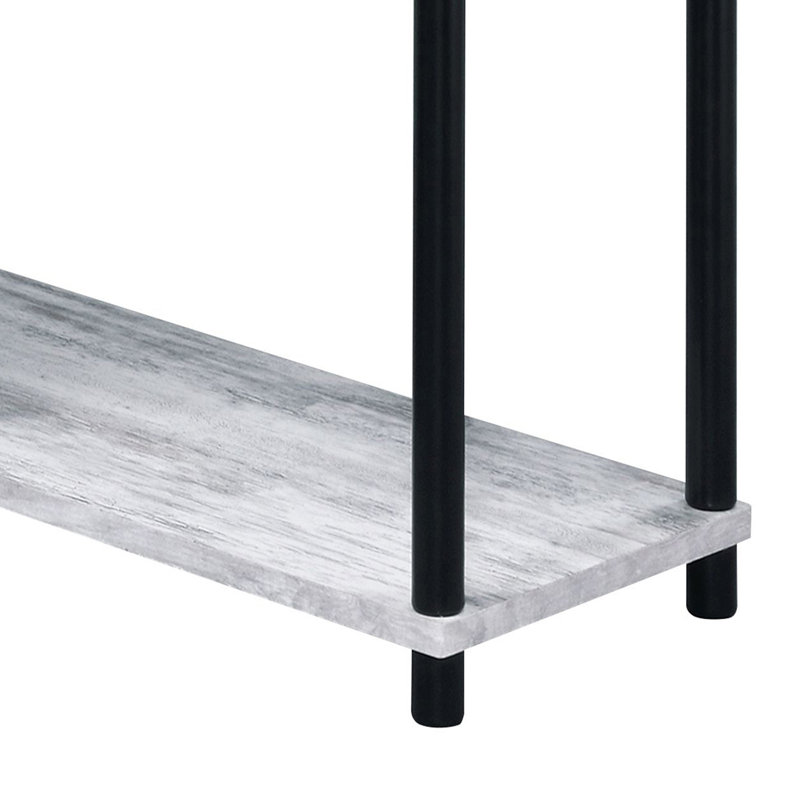  Office Desk with Bookshelf, Grey