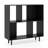 Open Shelf Bookcase Mid Century Modern Cube Bookshelf With 4 Compartments-1785711246