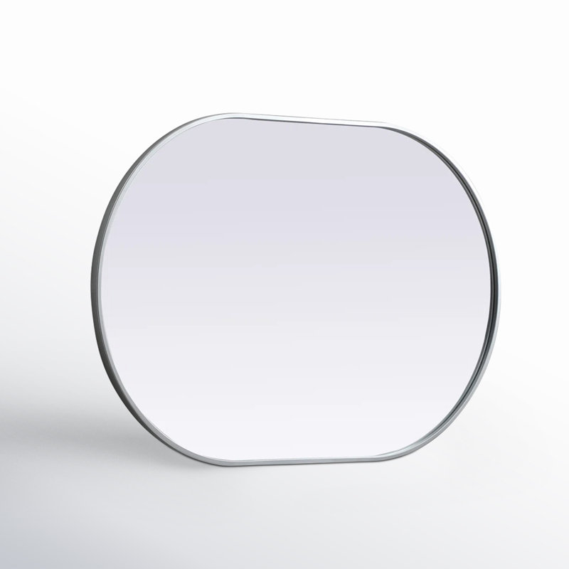 Miroir mural Sabine, Argent, 40 po x 27 po