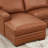Dillon Leather  Left Chaise Sectional