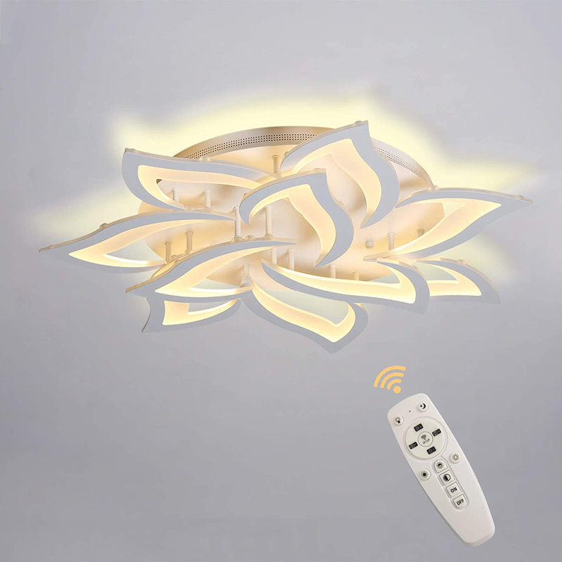 Izzabella 10 - Light 33.5" Acrylic LED Flush Mount