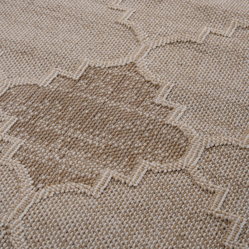 Trellis Indoor/Outdoor Area Rug, Stain-Resistant And Non-Shedding For Modern Homes, Rectangle 4' x 6'2"