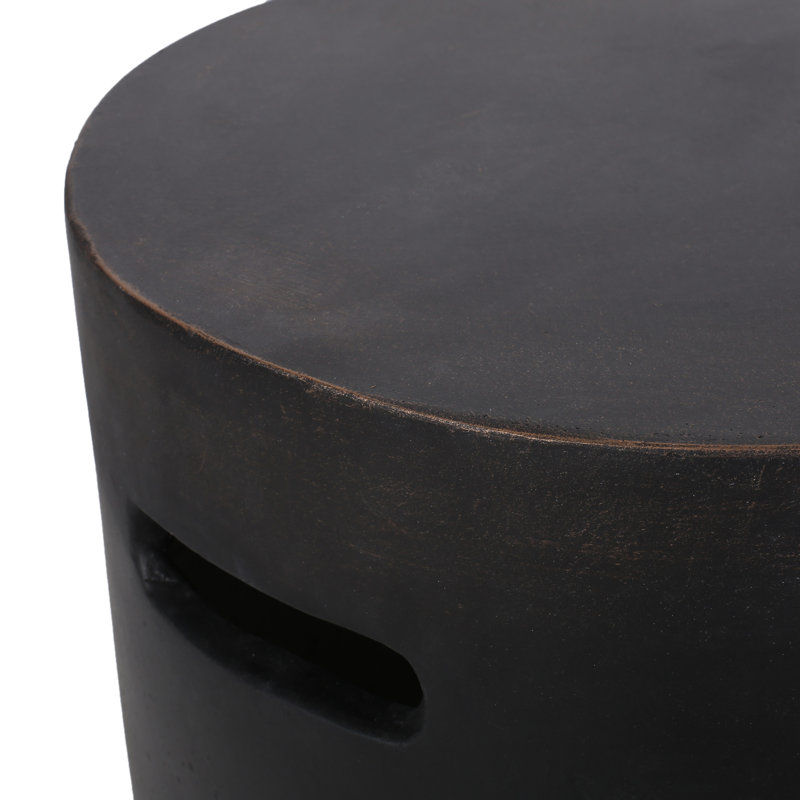 Table de jardin en béton légère avec élégance - support extérieur moderne et attrayant