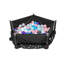 Okeidog 3-in-1 Trampoline - Black - 90 x 90 cm